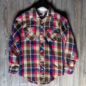 Vintage ~70s JC Penney Boys' Lumberjane Flannel Shirt